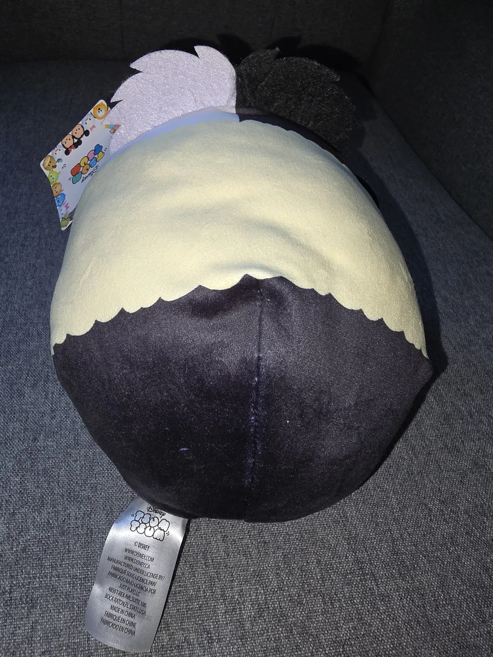 Disney Plush Small Pet Pillow - Black & White Cruella Inspired